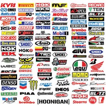 오토바이 스티커 바이크데칼 방수 스카치라이트, 대, 7