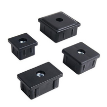 우드러쉬 사각너트 파이프캡 30x50 10개set