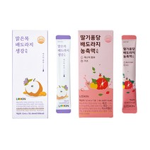 루킨 매스틱함유 맑은목 배도라지 생강스틱 7포 + 딸기퐁당 배도라지 스틱 7포