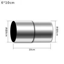 거꾸로타는화목난로GRNTAMN-6CM 굴뚝 목재 스토브 연기 파이프 팔꿈치 난방 배기, 13 6x10cm