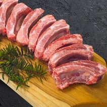 [스트리트미트] 국내산 1등급 이상 돼지 등갈비 500g 1kg 폭립 바베큐 등갈비찜, 1개