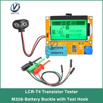 메가테스터기 Meg328 LCR-T4 디지털 디스플레이 트랜지스터 테스터 다이오드 3 극 GM328A LCD 화면 커패시턴스 미터 LCR PWM MOS/PNP/NPN, 03 with test hook