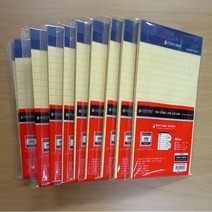 옥스포드 리갈패드 노랑 50매 미니 기자수첩 10권
