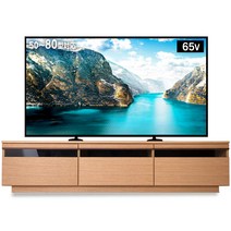 [50-80형 추천] 아이리스 플라자 TV대 로보드 폭 180cm 깊이 41cm 높이 41cm 50형 55형 60형 70형 내츄럴 서랍 첨부 인테리어조 문 첨부 완성품 내하중 50kg T-HTV-180