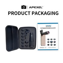어안렌즈 피쉬아이 광각 매크로 폰 렌즈 스마트폰망원렌즈 스마트폰렌즈 어안렌즈apexel, 22x 렌즈
