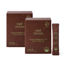 네츄럴굿띵스 오늘은 그린커피빈 체지방분해 다이어트 커피 2g x 30포, 2개, 60g