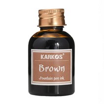 만년필 잉크 리필 1 병 30ml 순수 펜 사무실 학교 문구 용품, 09 brown