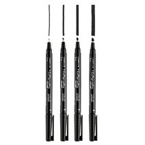 라인플러스 캘리그라피 펜 3mm, 10개