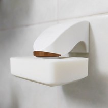 클리애 천연비누 수제비누 고급비누 자석 비누홀더 비누망, 1개, 화이트