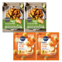 애슐리 치킨 치즈볼 세트 (오리지널 통살 치킨 2봉+모짜렐라 치즈볼 2봉)
