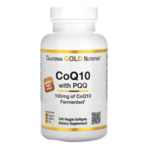 캘리포니아 골드 뉴트리션 CoQ10 100mg PQQ 10mg 베지 캡슐 240정 기타 영양제