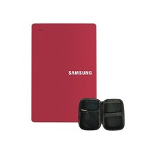 삼성전자 외장하드 Y3 HX-MK10Y39 + 파우치, 2048GB, 오로라 레드