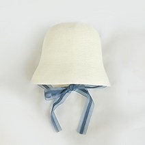 Min54 여아용 컬러 버킷햇 밀짚모자 썬햇 22-07 여아 왕골/밀짚모자