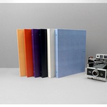 꿈드림22 펠리즈 FELIZ 6000 유광 40매 클리어파일 A4 고급합지화일 상장보관 서류보관 속지추가가능, 주황