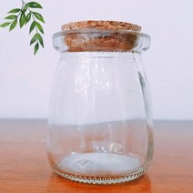 푸딩컵 유리병코르크마개 포함 x2개, 없음, 2개