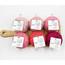 대용량 봄여름 얇은 면사 메모리즈 모티브뜨기 뜨개실 63컬러, 메모리즈 17 코튼핑크