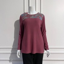 포라리 포라리 봄 핑크 나염 블라우스 L213010 (8월 기간 세일)