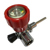 ac931 300bar din 게이지 밸브 pcp 고압 실린더 밸브 페인트 볼 탱크 red safety valve for pcp air gun pistol