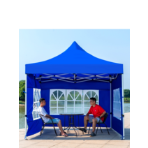 근로자휴게실 현장 천막 창고 슬러지 폐기물 보관함, 자동 프레임 3x4 + 4개 창