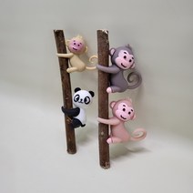 대롱대롱 동물 미니어처 인테리어소품 원숭이피규어 팬더미니어처, 선택3. 팬더 미니어처 1p