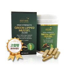 네이쳐인더보틀 초록입홍합 20000mg 180정, 1개