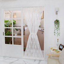 자카드 레이스 창문가림막 장구커튼 3type 3size