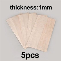 목모보드 11523mm 경량 공예 보드 모델 완구 빌딩 조각 수공예 교육용 DIY 액세서리 발사 우드 칩, 5Pcs100x200mm+1mm