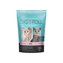 [디그앤롤] 핑크젤리 고양이 모래 7.3kg 향, 무향