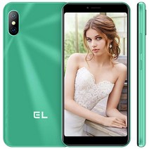 언락 폰 KXD 6C 안드로이드 휴대폰 5.12.7cm 풀 스크린 4G 듀얼 SIM 스마트폰 2500mAh 배터리 페이스 언락 휴대폰 미국 버전 블랙, Green