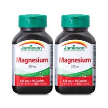 자미에슨 마그네슘 1+1 기획세트 (824mg x 90정 2병) 90일분 신경과 근육 기능 유지에 필요