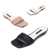 SAERA][세라구두]여성정장 샌들 S21M425 흑색 핑크 화이트 2CM