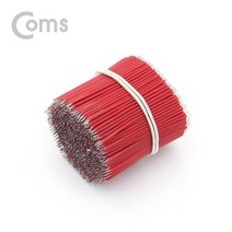 0K 케이블 젠더짹 BS005 점퍼 케이블 Red 2.5cm. 900ea 점퍼선