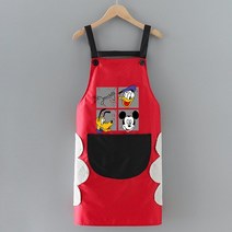 라이팡팡 미키 마우스 앞치마 카툰 캐릭터 앞치마 방수 앞치마JJfpGy, 4번상품