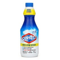 곰팡이청소세제 흰옥 황변 방지 얼룩제거 화이트닝 락스 말통 청소세제락스 세탁조, 1개, 유한락스 흰옷표백1L
