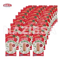 드림펫푸드 런치 보니또 오리지널 참치 20g x 30개 레드 고양이간식, 750g X 30개