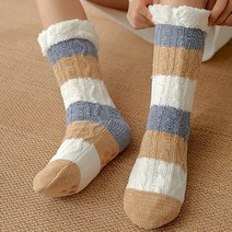 QARE 캐어 쉐르파 기모 양털 수면 양말 2켤레 세트