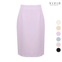비비드 시크릿가너 VIVID 여성 파스텔 기본 정장 스커트