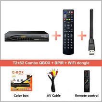 위성 TV 수신기 dvb t2 s2 콤보 qbox h264 최고의 디지털 디코더 1080p fullhd dvb mp3 재생 pvr epg t2 dvb s2 셋톱 박스, 와이파이 동글 bpir, 영국 플러그