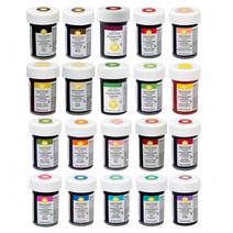 포베이커 적은양으로 발색되는 윌튼 색소 아이싱 칼라 20종 28g, 화이트