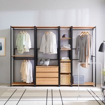 이케아 시스템 행거 피렌체 옷장 슬라이딩 노르드키사 수납장 팍스 스투바 장롱 드레스룸, 오크, 피렌체 - 1단행거 800