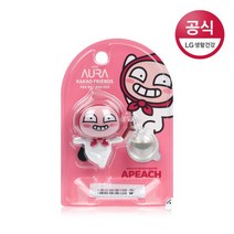 [LG생활건강] 카카오 프렌즈 차량용 방향제_통풍구형 어피치(플라워바이플라워향) 2ML, 상세 설명 참조