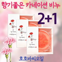 스승의날 카네이션 선물 뷰킷리스트 향좋은 달달한 비누꽃 호호바씨오일 어린이집 유치원 스승의날 선물 어버이날 학원 담임 초등학교 선생님 선물 돌잔치 이벤트 답례품 선물5785(3개)