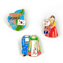 M.LAB 한국기념배지 한반도 청사초롱 혼례복