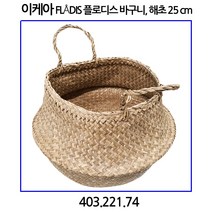 이케아 FLaDIS 플로디스 바구니 해초 25cm