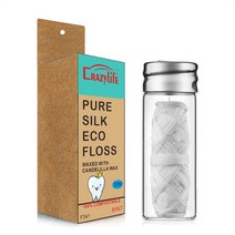 크레이지라이프 분해성 누에실 옥수수 치실 교정 구강청결력 30m 치아실 뽑기, 30미터, 1개