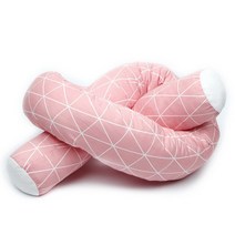 라클라우드침대 신생아 연필 구름 장벽 어린이 방 안전 제품 아기 울타리 침대 범퍼 코튼 키즈 긴, [07] Pink 185cm