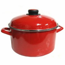 가이타이너 인덕션 법랑 냄비 찌개 라면 냄비 24cm, 옵션:24cm-깊은형