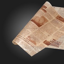 [모담팩]무코팅 유산지 브라운_초코 뉴스페이퍼 25cm×35cm 250장, 단품, 단품