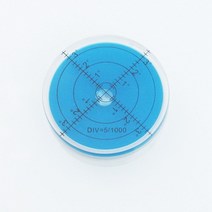 HACCURY-원형 버블 레벨 범용 각도기 60*12mm 스피릿 레벨 라운드 버블 레벨, 03 파란