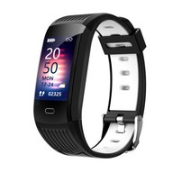 심박계 자전거 GPS 속도계 men women m9 팔찌 heart rate monitor blood pressure fitness tracker smart watch band, 검은색
